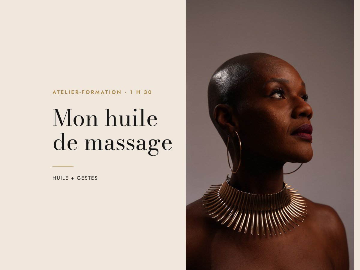 Mon huile de massage