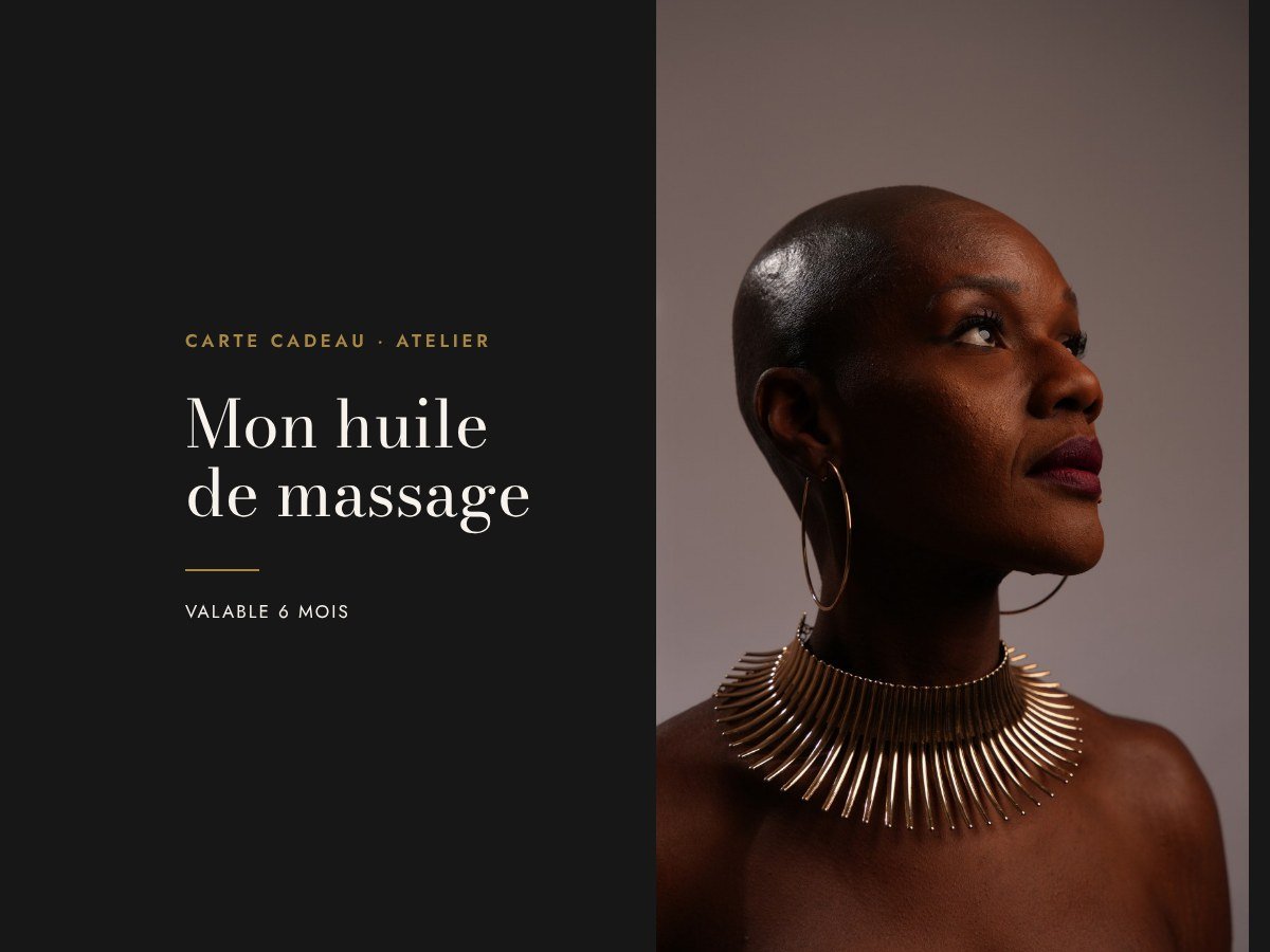 Carte cadeau · Mon huile de massage