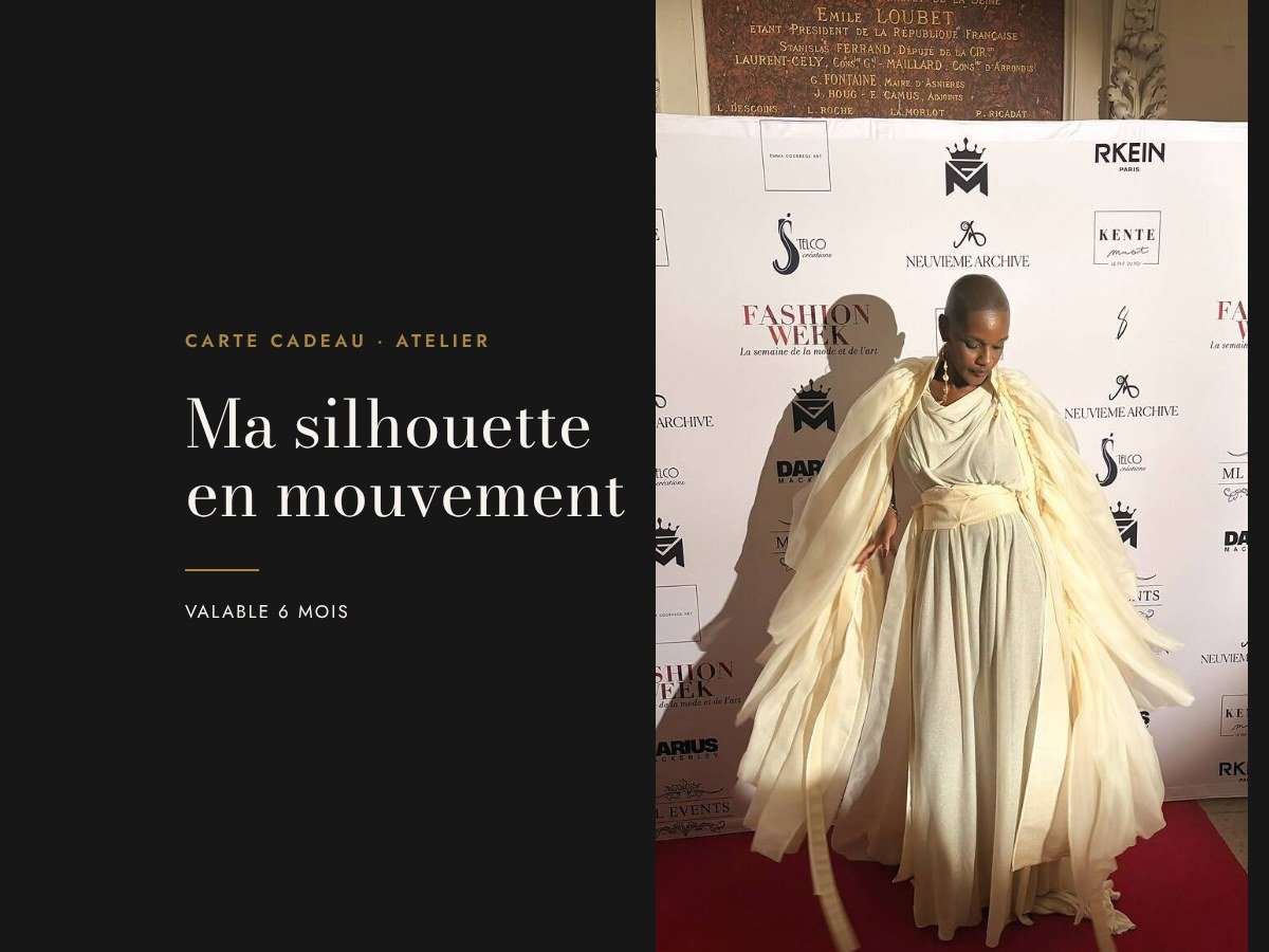 Carte cadeau · Ma silhouette en mouvement